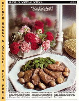 LANGAN, MARIANNE / WING, LUCY (EDITORS) - Mccall's Cooking School Recipe Card: Meat 35 - Veal Saint-Tropez : Replacement Mccall's Recipage or Recipe Card for 3-Ring Binders : Mccall's Cooking School Cookbook Series