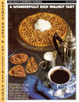LANGAN, MARIANNE / WING, LUCY (EDITORS) - Mccall's Cooking School Recipe Card: Pies, Pastry 6 - Grenoble Tart : Replacement Mccall's Recipage or Recipe Card for 3-Ring Binders : Mccall's Cooking School Cookbook Series