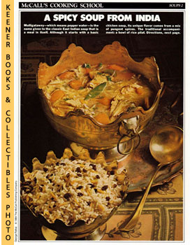 LANGAN, MARIANNE / WING, LUCY (EDITORS) - Mccall's Cooking School Recipe Card: Soups 2 - Mulligatawny Soup : Replacement Mccall's Recipage or Recipe Card for 3-Ring Binders : Mccall's Cooking School Cookbook Series