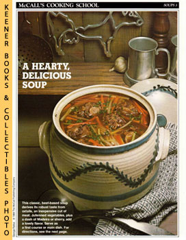 LANGAN, MARIANNE / WING, LUCY (EDITORS) - Mccall's Cooking School Recipe Card: Soups 3 - French Oxtail Soup : Replacement Mccall's Recipage or Recipe Card for 3-Ring Binders : Mccall's Cooking School Cookbook Series