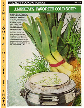 LANGAN, MARIANNE / WING, LUCY (EDITORS) - Mccall's Cooking School Recipe Card: Soups 6 - Vichyssoise : Replacement Mccall's Recipage or Recipe Card for 3-Ring Binders : Mccall's Cooking School Cookbook Series