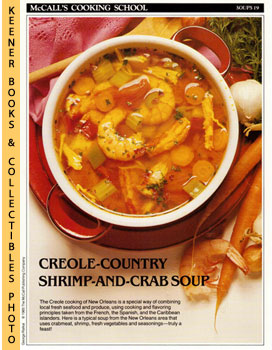 LANGAN, MARIANNE / WING, LUCY (EDITORS) - Mccall's Cooking School Recipe Card: Soups 19 - Shrimp-and-Crab Soup : Replacement Mccall's Recipage or Recipe Card for 3-Ring Binders : Mccall's Cooking School Cookbook Series