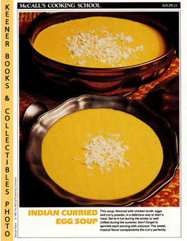 LANGAN, MARIANNE / WING, LUCY (EDITORS) - Mccall's Cooking School Recipe Card: Soups 21 - Senegalese Soup : Replacement Mccall's Recipage or Recipe Card for 3-Ring Binders : Mccall's Cooking School Cookbook Series