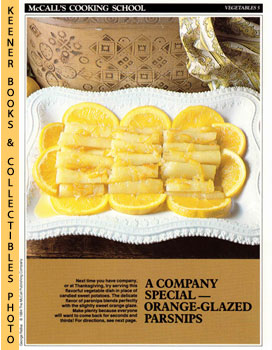 LANGAN, MARIANNE / WING, LUCY (EDITORS) - Mccall's Cooking School Recipe Card: Vegetables 5 - Orange-Glazed Parsnips : Replacement Mccall's Recipage or Recipe Card for 3-Ring Binders : Mccall's Cooking School Cookbook Series