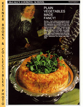 LANGAN, MARIANNE / WING, LUCY (EDITORS) - Mccall's Cooking School Recipe Card: Vegetables 7 - Carrot-and-Rutabaga Ring : Replacement Mccall's Recipage or Recipe Card for 3-Ring Binders : Mccall's Cooking School Cookbook Series