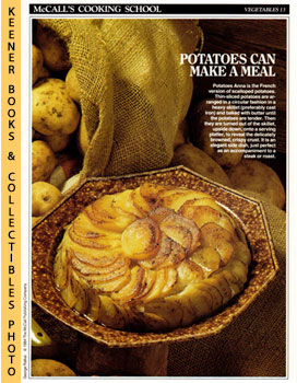 LANGAN, MARIANNE / WING, LUCY (EDITORS) - Mccall's Cooking School Recipe Card: Vegetables 13 - Potatoes Anna : Replacement Mccall's Recipage or Recipe Card for 3-Ring Binders : Mccall's Cooking School Cookbook Series