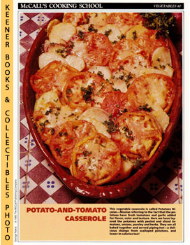 LANGAN, MARIANNE / WING, LUCY (EDITORS) - Mccall's Cooking School Recipe Card: Vegetables 40 - Potatoes Nicoise : Replacement Mccall's Recipage or Recipe Card for 3-Ring Binders : Mccall's Cooking School Cookbook Series