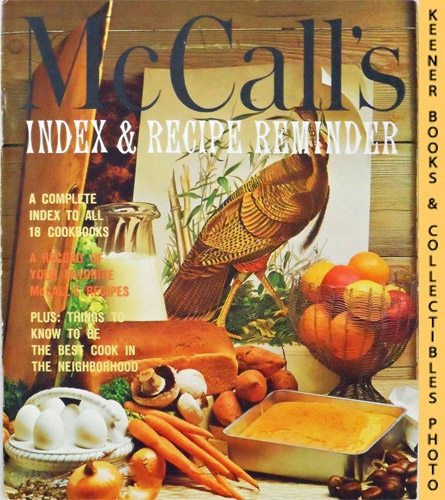 MCCALL'S FOOD EDITORS - Mccall's Index & Recipe Reminder, Last Volume of Collection: Mccall's Cookbook Collection Series