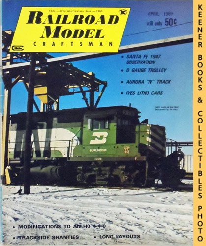 CARSTENS, HAROLD H. (EDITOR) / SCHOPP, WILLIAM (EDITOR) - Railroad Model Craftsman Magazine, April 1969: Vol. 37, No. 11