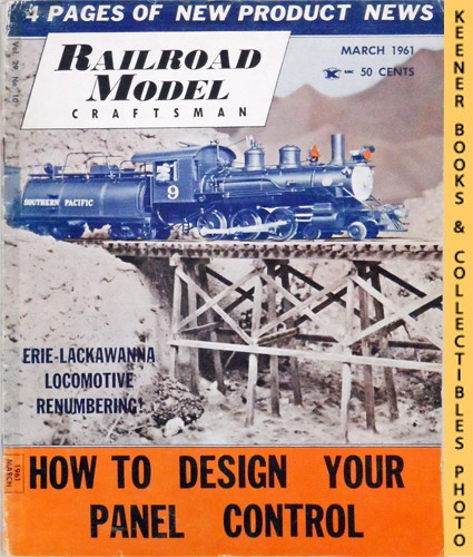 CARSTENS, HAROLD H. (EDITOR) / SCHOPP, WILLIAM (EDITOR) - Railroad Model Craftsman Magazine, March 1961: Vol. 29, No. 10
