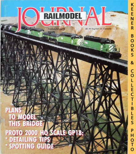 SCHLEICHER, ROBERT (EDITOR) - Railmodel Journal Magazine, September 1992: Vol. 4, No. 4
