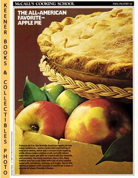 LANGAN, MARIANNE / WING, LUCY (EDITORS) - Mccall's Cooking School Recipe Card: Pies, Pastry 16 - Perfect Apple Pie : Replacement Mccall's Recipage or Recipe Card for 3-Ring Binders : Mccall's Cooking School Cookbook Series