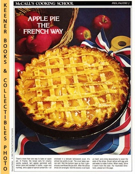 LANGAN, MARIANNE / WING, LUCY (EDITORS) - Mccall's Cooking School Recipe Card: Pies, Pastry 2 - French Apple Pie : Replacement Mccall's Recipage or Recipe Card for 3-Ring Binders : Mccall's Cooking School Cookbook Series