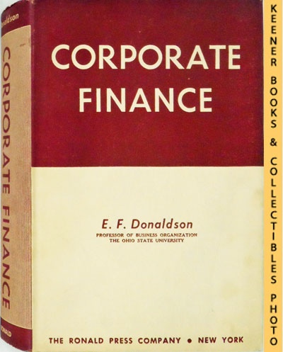 DONALDSON, ELVIN F. - Corporate Finance