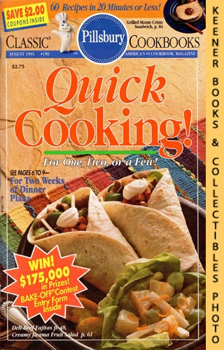 CHRISTIANSEN, ELAINE / SHEEHAN, JACKIE (EDITORS) - Pillsbury Classic #150: Quick Cooking! for One, Two, or a Few!: Pillsbury Classic Cookbooks Series