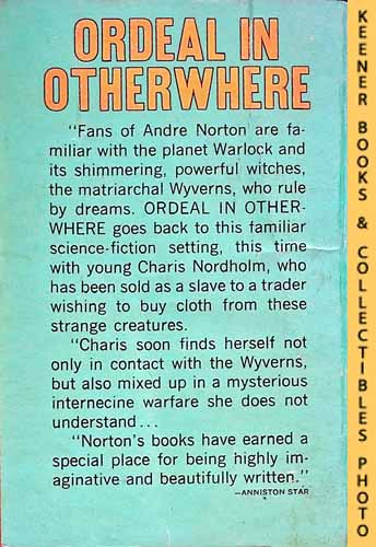 NORTON, ANDRE - Ordeal in Otherwhere : Ace F-325