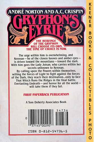 NORTON, ANDRE - Gryphon's Eyrie: Witch World Series