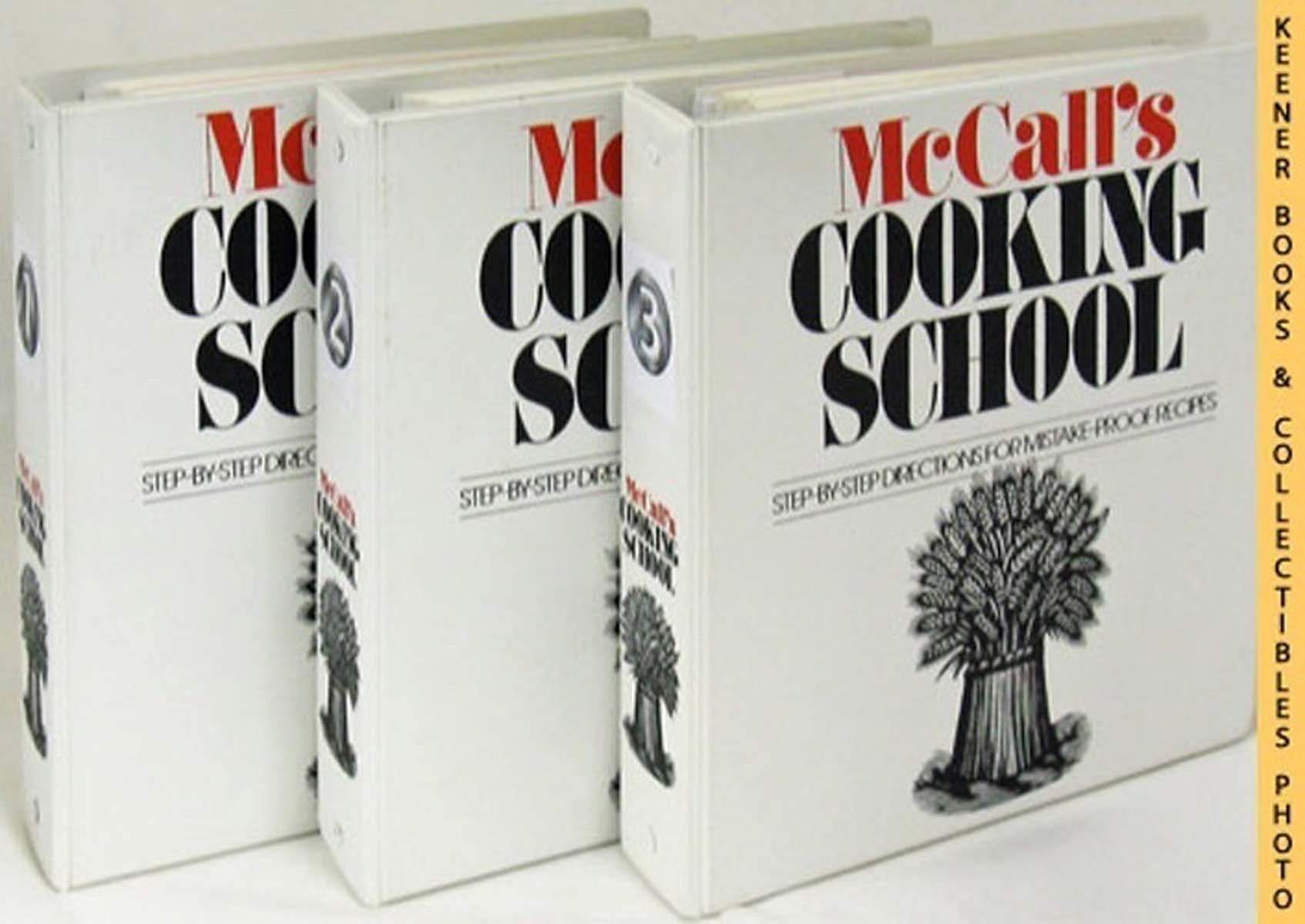 Image for McCall's Cooking School COMPLETE Three: 3 Volume 3-Ring Binders Cookbook Set: McCall's Cooking School Cookbook Series