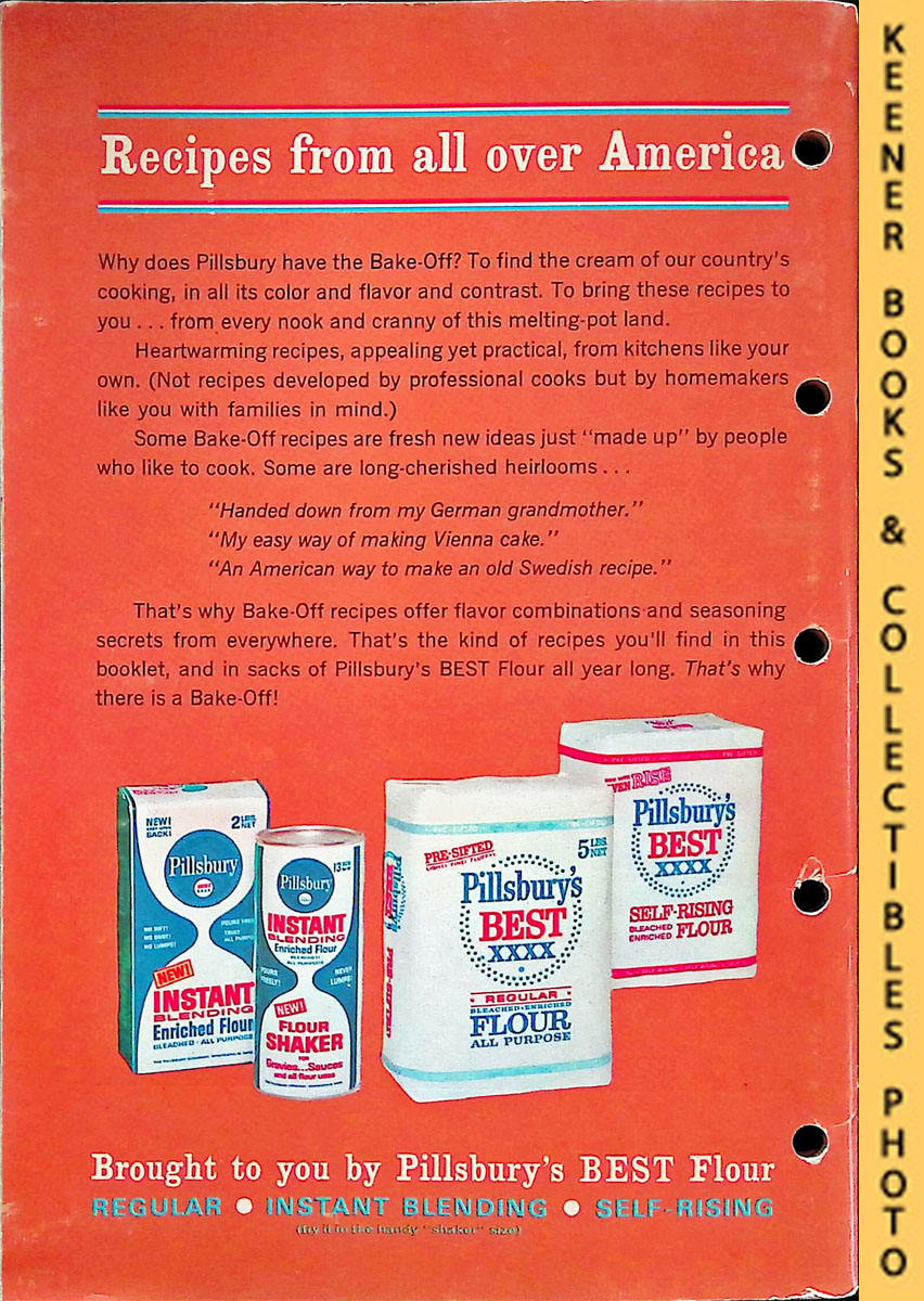 PILLSBURY, ANN (EDITOR) - 100 New Bake-Off Recipes from Pillsbury's 16th Grand National - 1965: Pillsbury Annual Bake-Off Contest Series