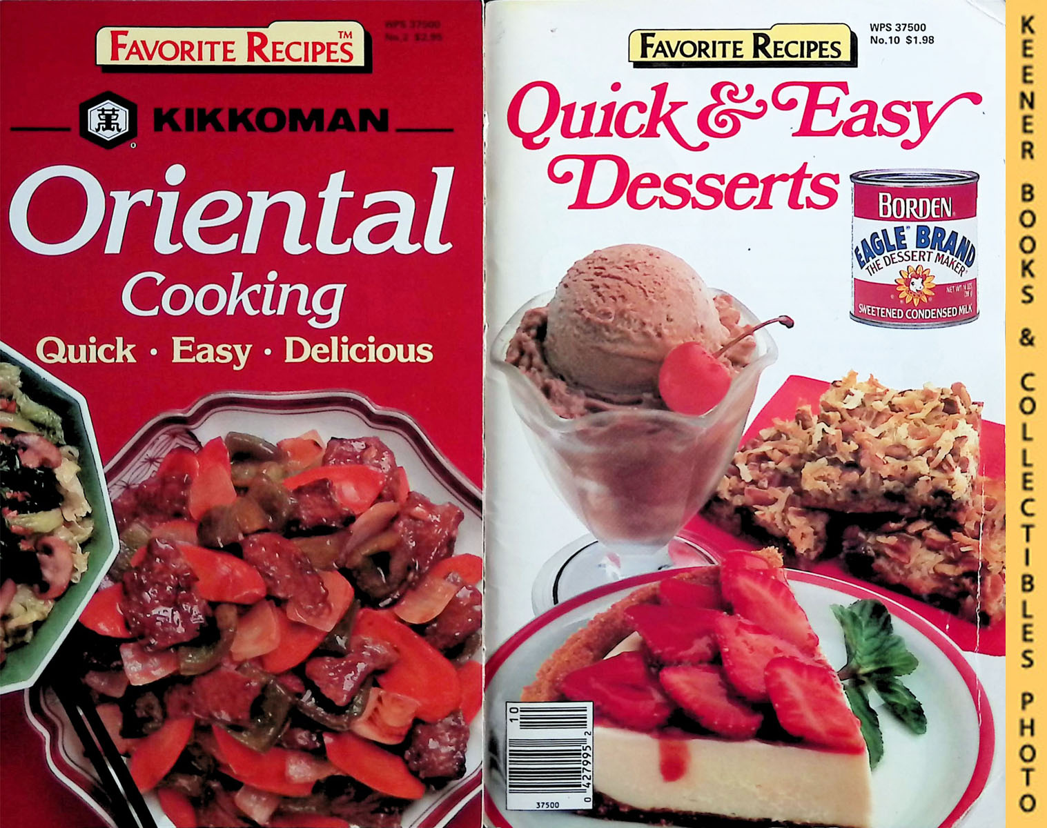 COCCIA, ANNA MARIE (EDITOR) / MILLMAN, GARY (EDITOR) / AND OTHERS - 10 Favorite Recipes Cookbooks Lot: Borden Home for the Holidays Recipes ~ Jell-o Easy Entertaining ~ Lipton Creative Cookery ~ and ~ Low Calorie, Fat & Cholesterol Cookbook ~ Chef Paul Prudhomme's Louisiana Cajun Magic Cookbook ~ Minute Rice Fast Fabulous Meals ~ Nestle Bakes the Very Best ~ Hearty Soups & Casseroles ~ Kikkoman Oriental Cooking ~ Quick & Easy Desserts