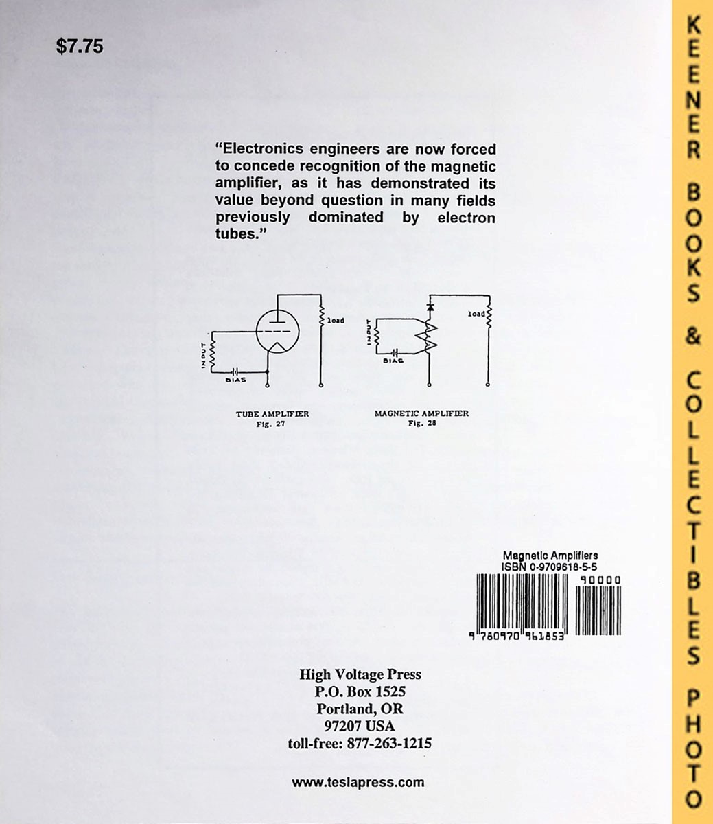 U.S. NAVY (AUTHOR) / TRINKAUS, GEORGE (EDITOR) - Magnetic Amplifiers: Another Lost Technology