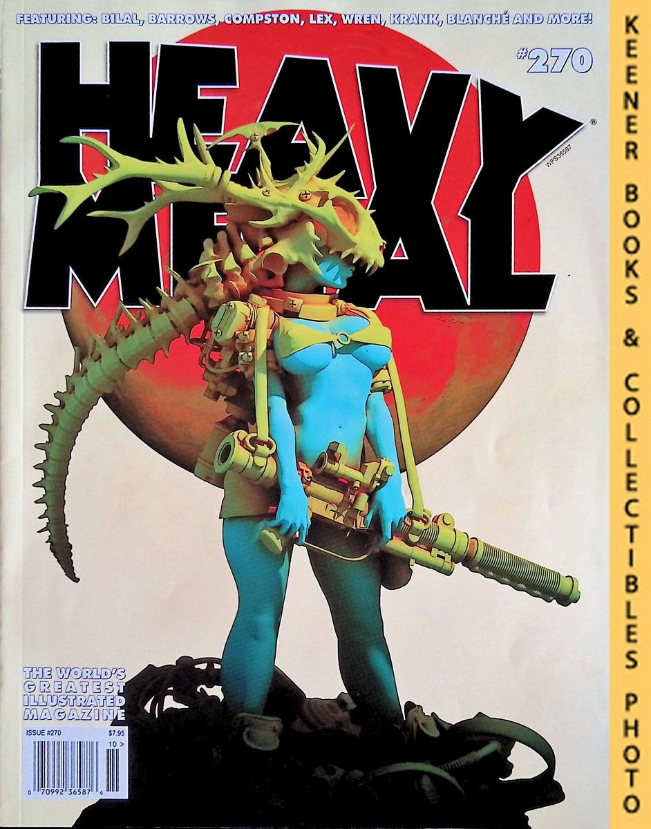 BILAL * BERGER (TRANSLATION) * BARROWS * COMPSTON * MCCLEARY * GARRETT * BOLLT * PILOZO * LEX * CAMPBELL * DYER * BALLONI * WREN * ENDRES * KRANK * ALGERA * KUSBIANTORO * JELINEK * NIELSEN * RUGGIERI * BLANCH * DAKIN * BURNS - Heavy Metal Magazine Issue #270 (September 2014) : The World's Greatest Illustrated Magazine