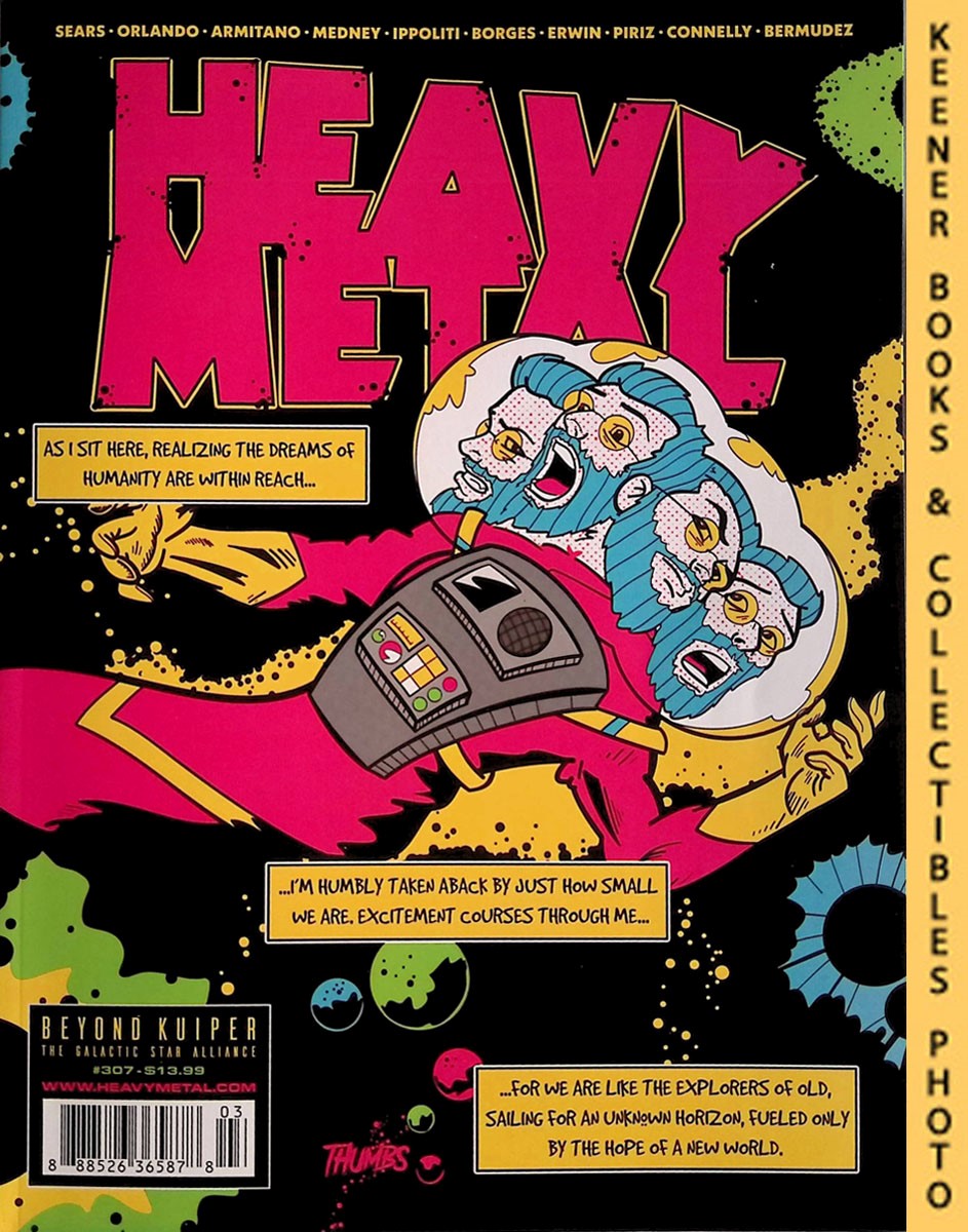 HEAVY METAL MAGAZINE ISSUE #307 (June 2021), Cover A by Thumbs 