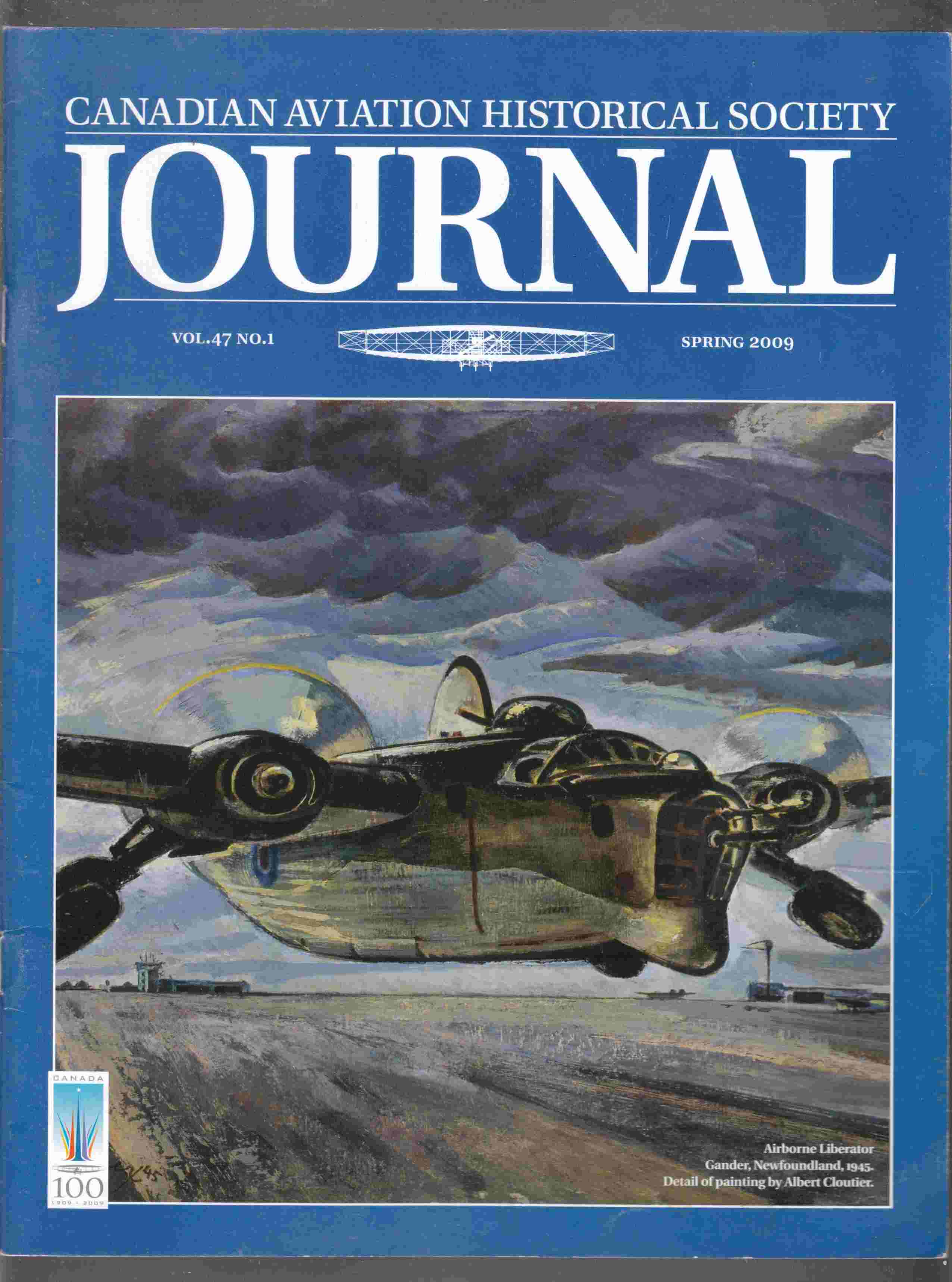 Image for Canadian Aviation Historical Society Journal Vol. 47 No. 1 Spring 2009
