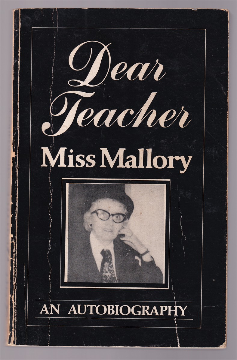 Image for Dear Teacher Miss Mallory