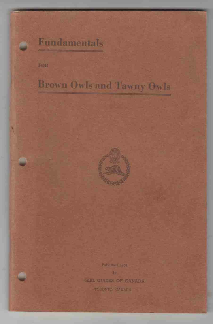 Image for Fundamentals for Brown Owls and Tawney Owls