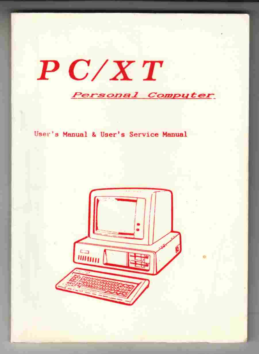 Image for PC/XT Personal Computer User's Manual & User's Service Manual