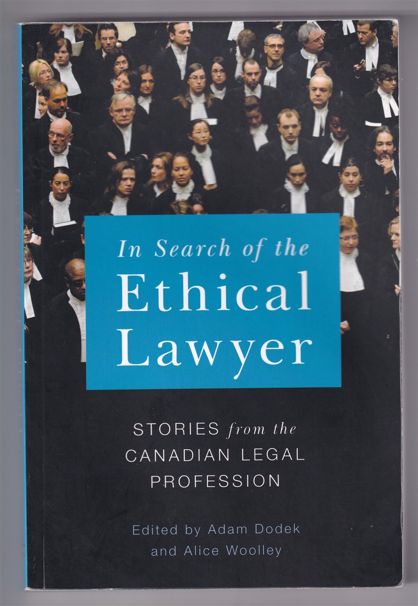 Image for In Search of the Ethical Lawyer Stories from the Canadian Legal Profession