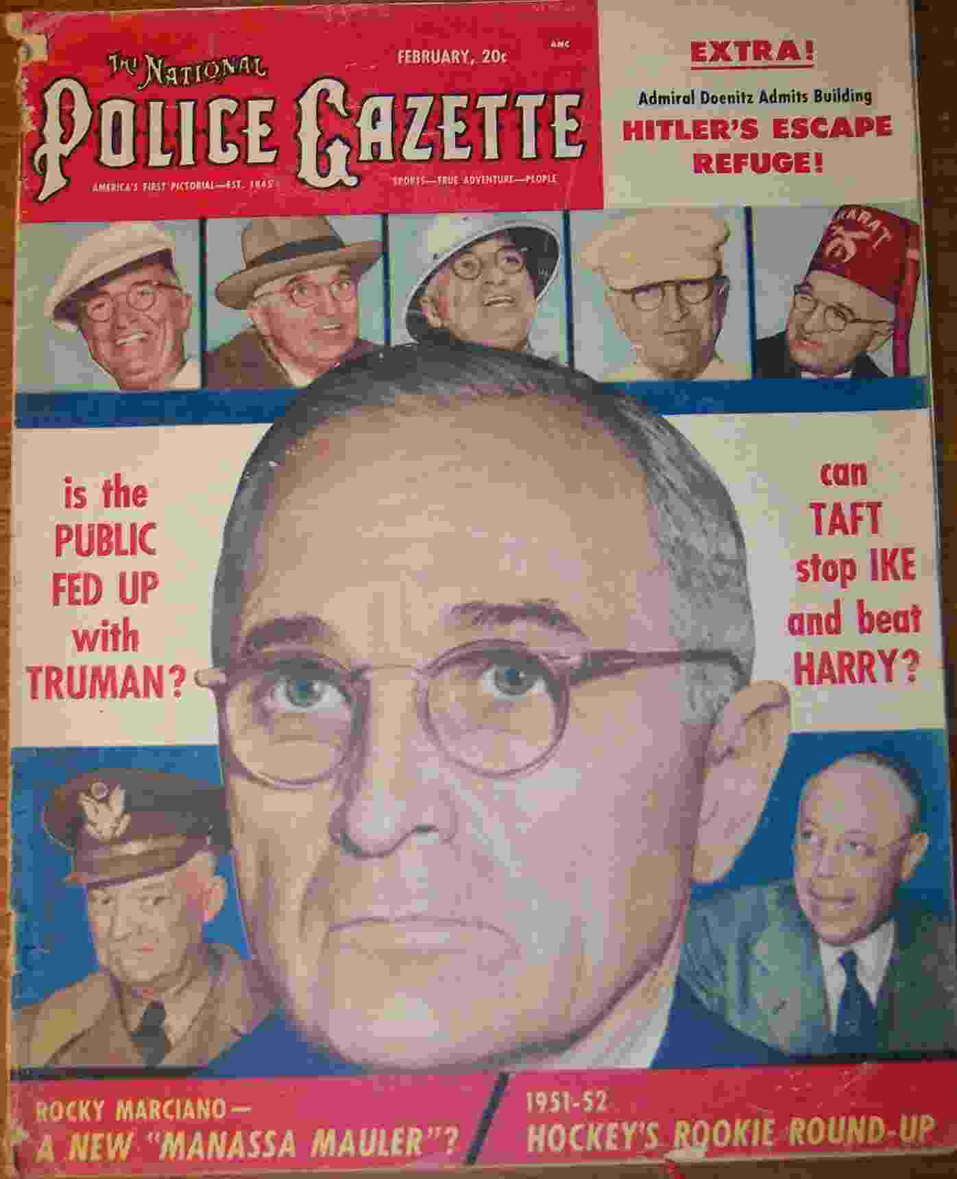 Image for The National Police Gazette February 1952