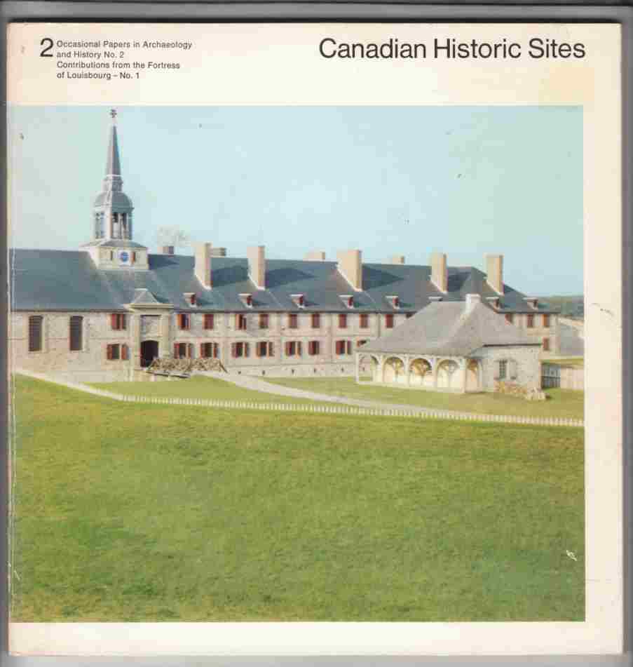 Canadian Historic Sites Occasional Papers in Archaeology and History