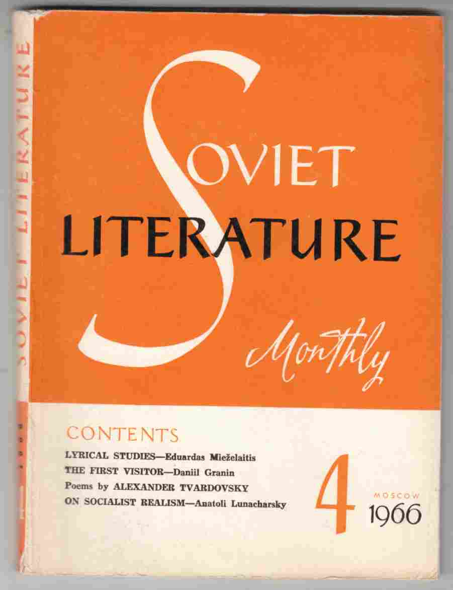 Image for Soviet Literature Monthly No. 4 1966