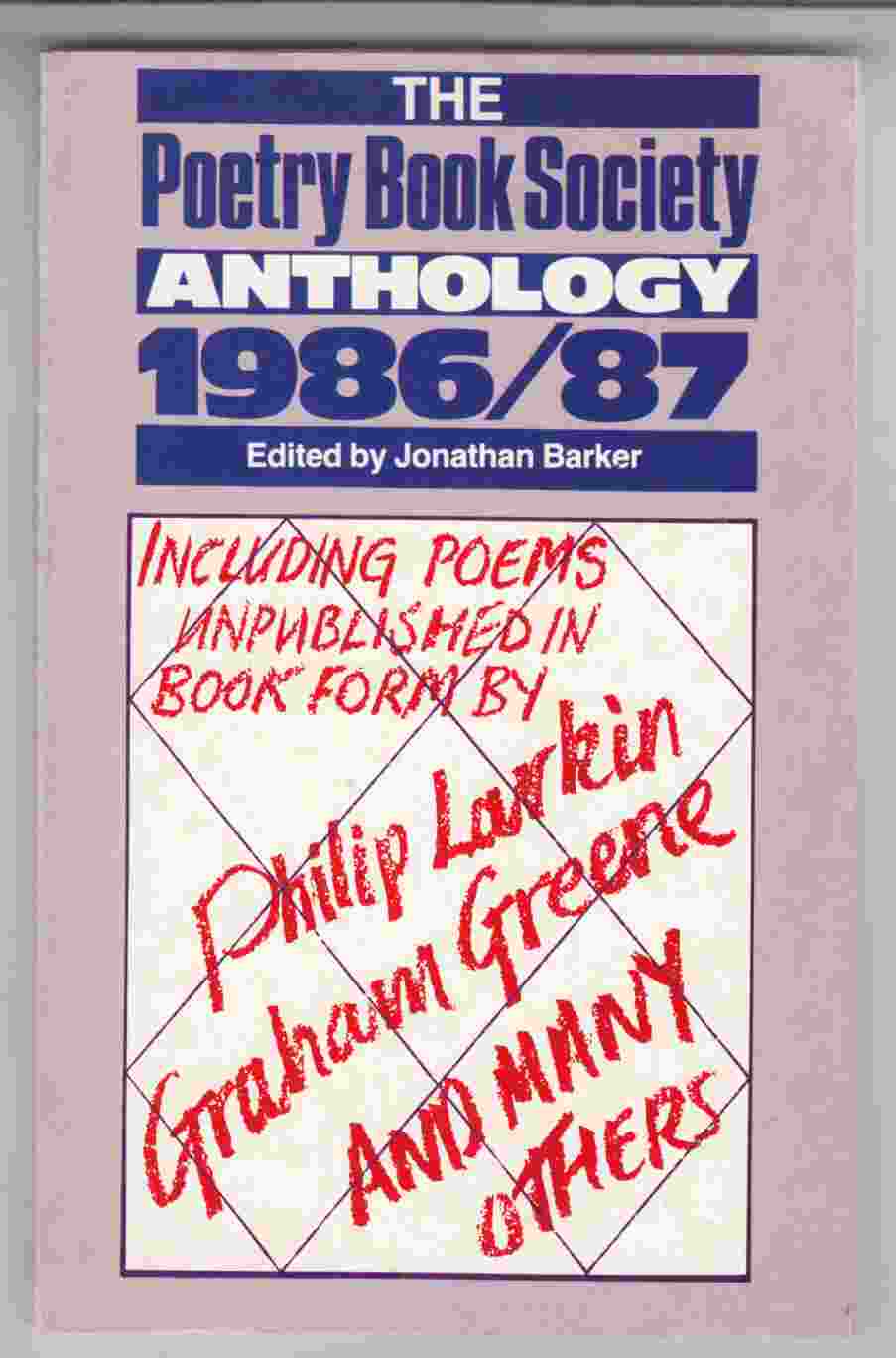 Image for The Poetry Book Society Anthology 1986/87