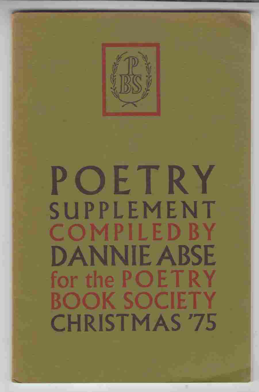 Image for Poetry Supplement Christmas '75