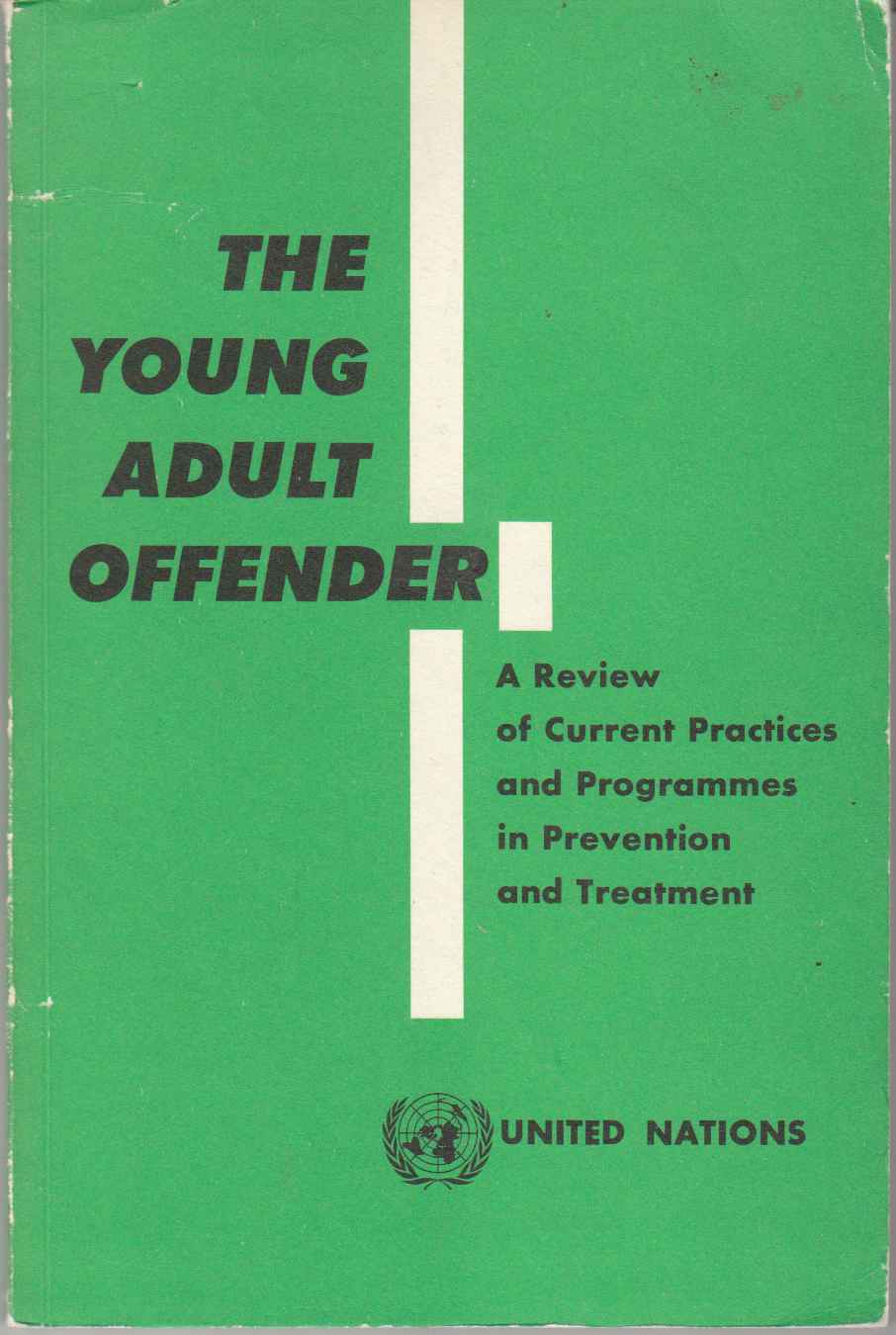 Image for The Young Adult Offender A Review of Current Practices and Programmes in Prevention and Treatment