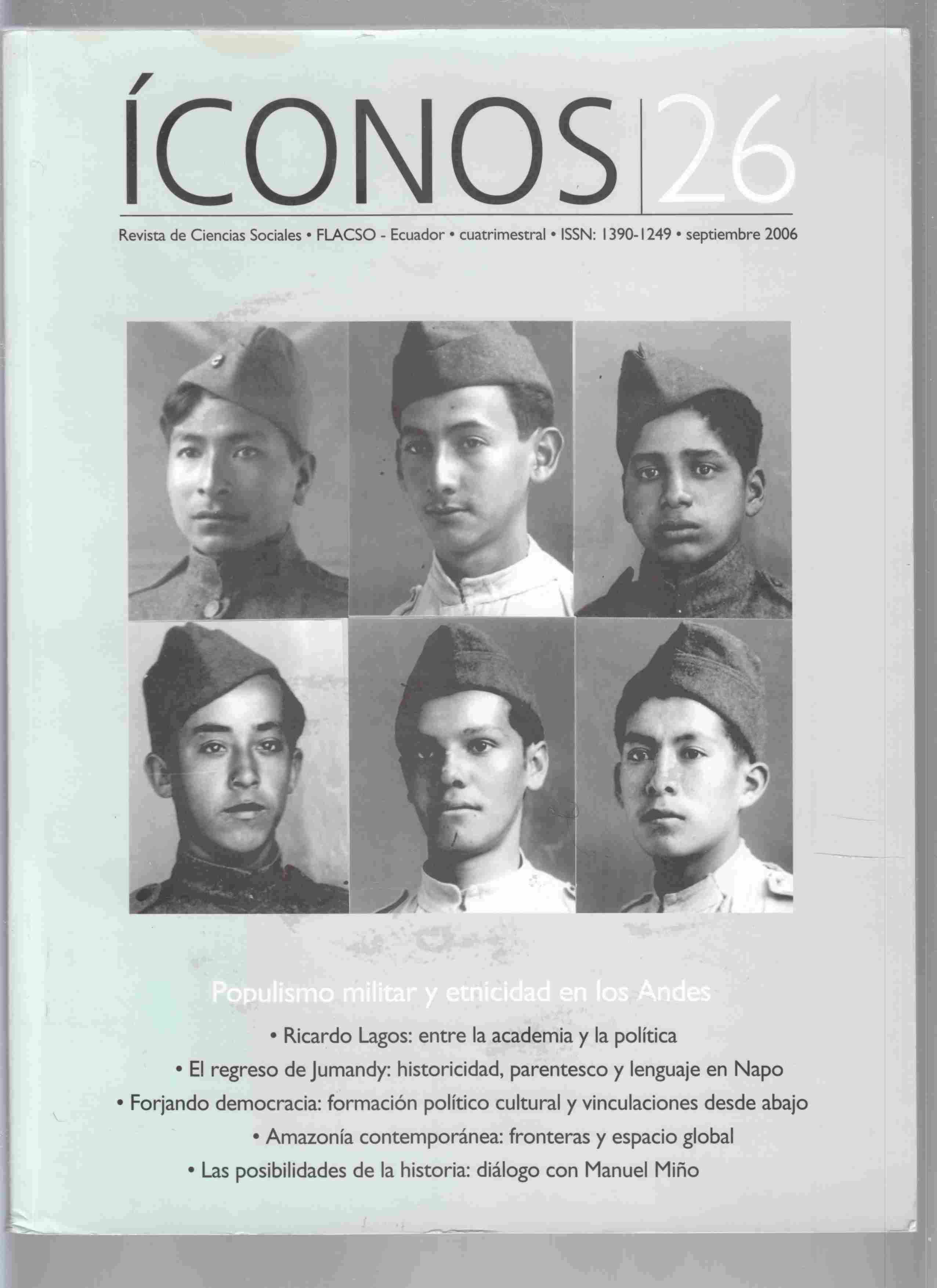 Image for Iconos Revista De Ciencias Sociales No. 26, Septembre 2006