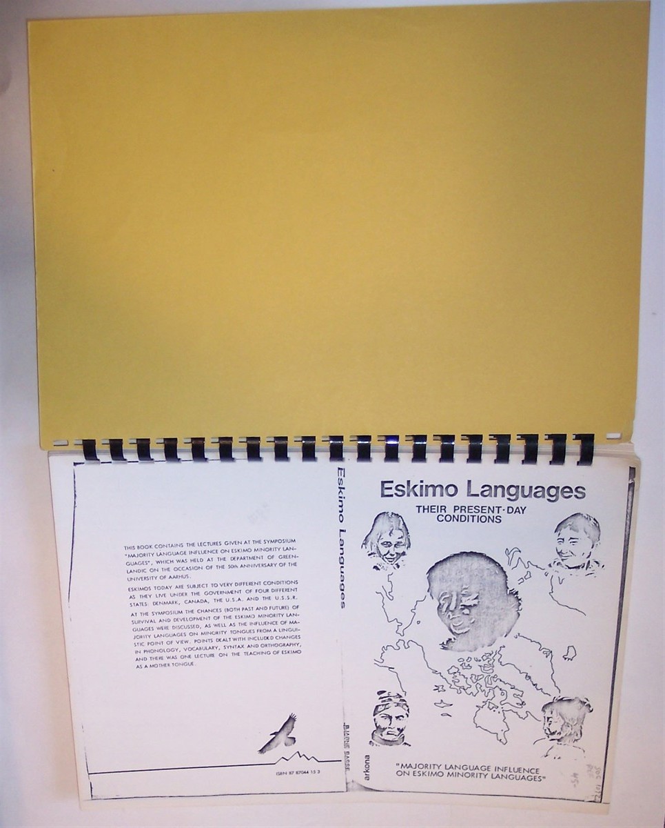 Image for Eskimo Languages Their Present-Day Conditions