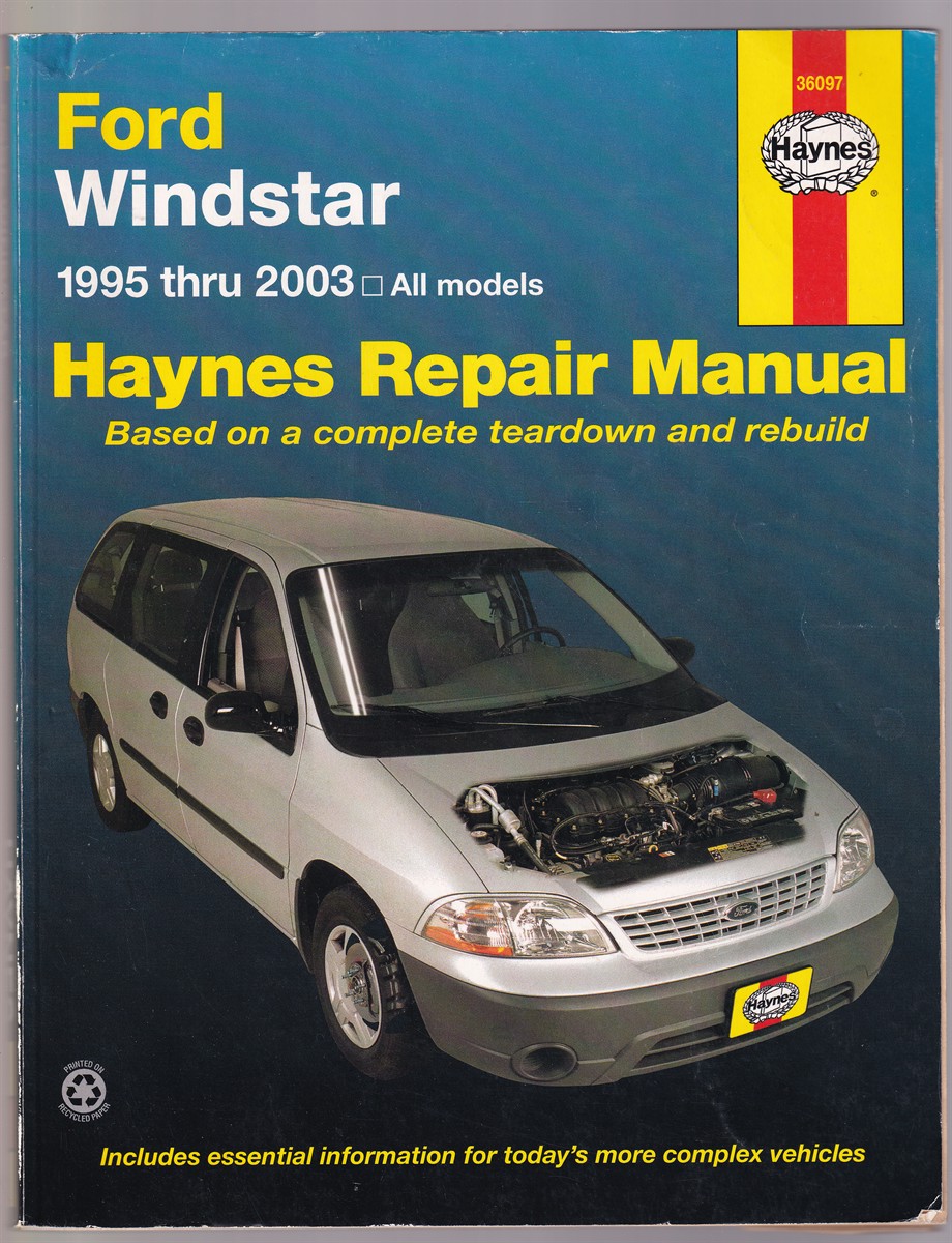 Image for Ford Windstar Automotive Repair Manual 1995 Thru 2003