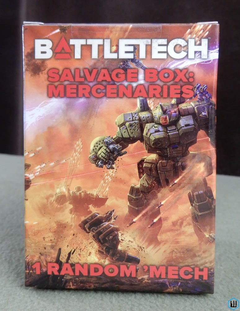 Salvage Box: Mercenaries 1 Random Mech (Battletech) SEALED