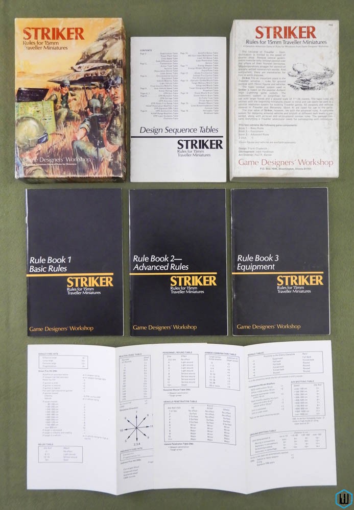 STRIKER: 15mm Traveller Miniatures Rules (Box) - PLAY SET
