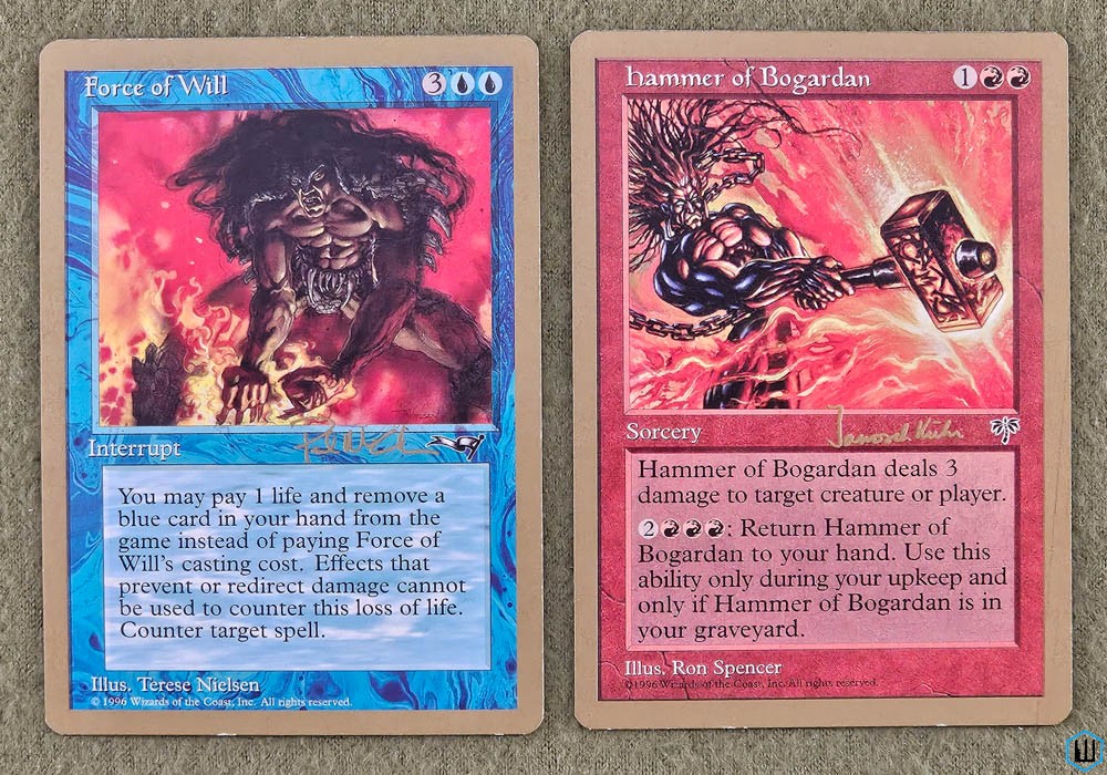 FORCE OF WILL + HAMMER OF BOGARDAN (Magic the Gathering Championships 1997)
