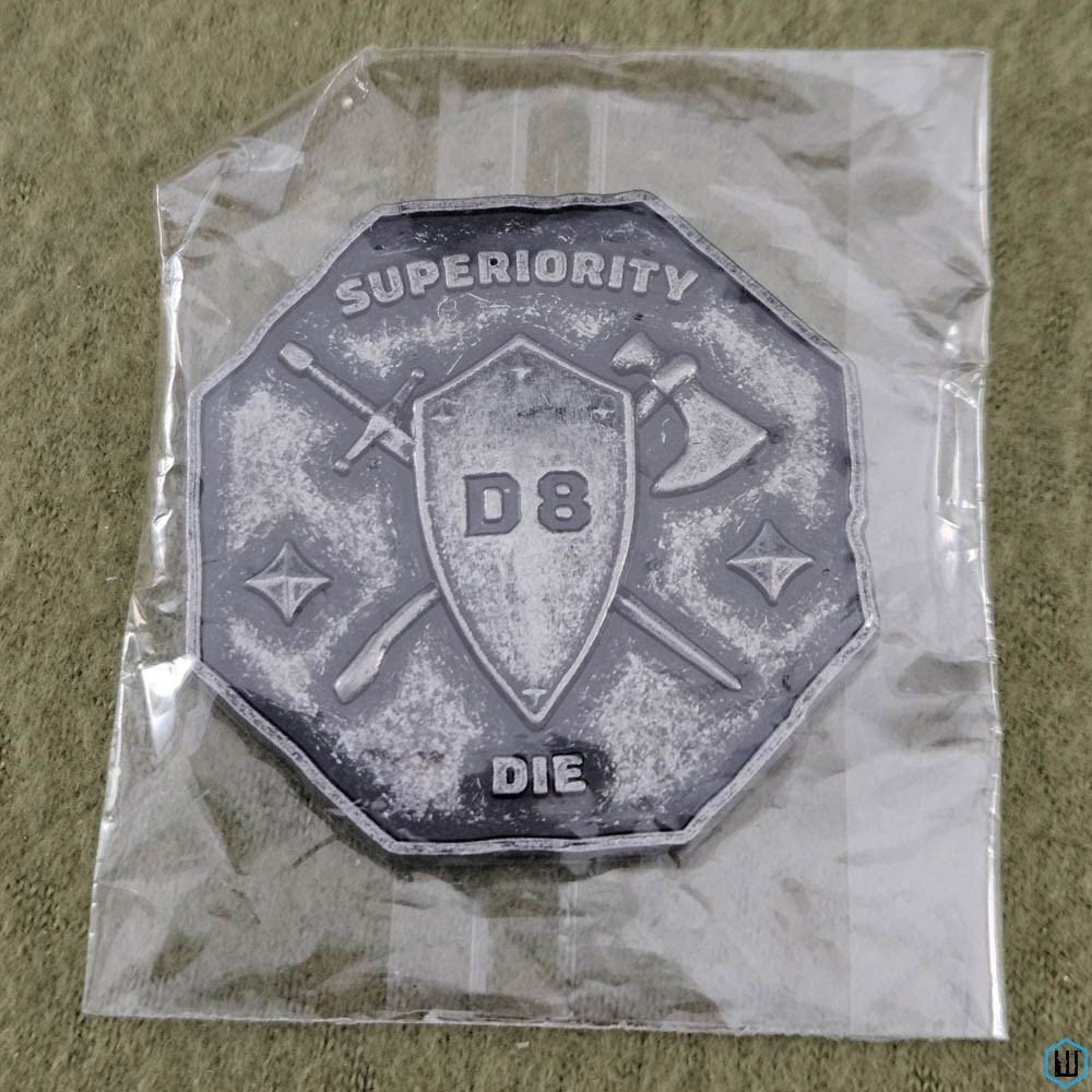 Dungeons & Dragons: SUPERIORITY DIE D8 Coin (Acererak's Treasure Packs)