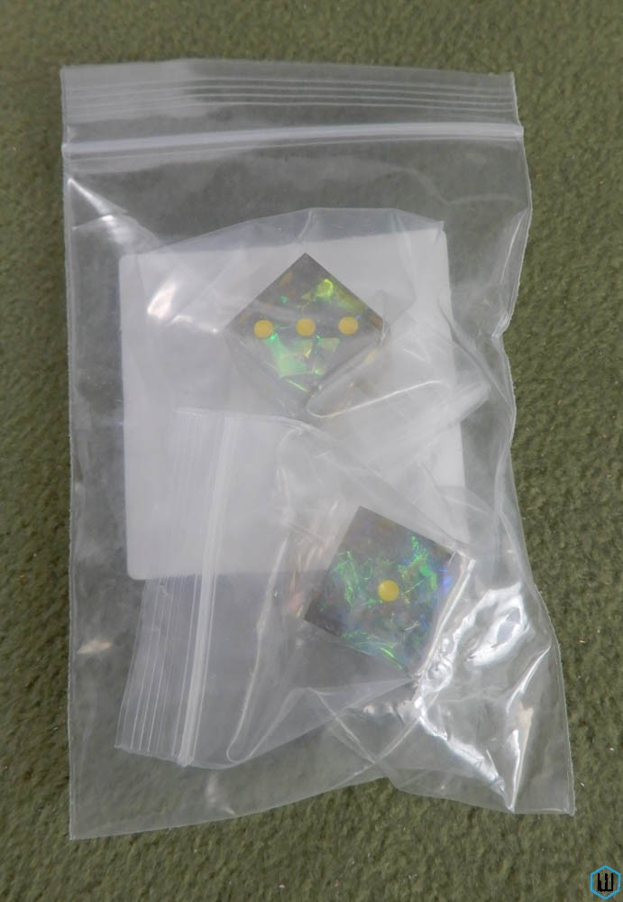 BattleTech Laser Effect Dice Mercenaries Kickstarter Chevron Grey