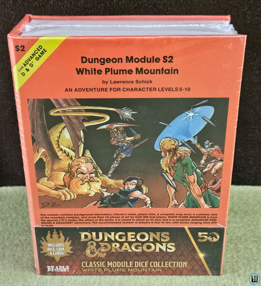 White Plume Mountain (Classic Module Dice Collection) Coin Die Card Set