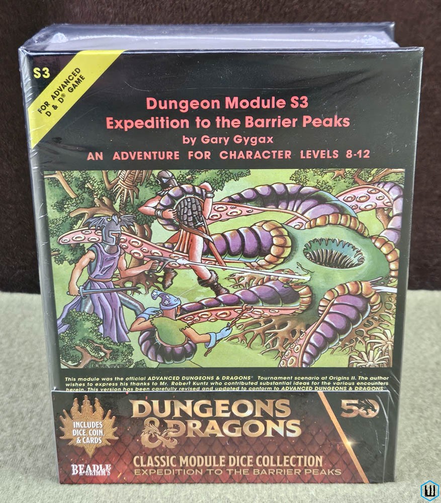 Expedition Barrier Peaks (Classic Module Dice Collection) Coin Die Card Set