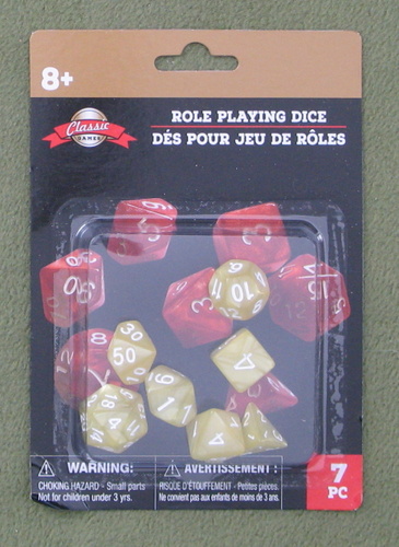 Image for YELLOW Role Playing Polyhedral RPG Dice (7 dice)
