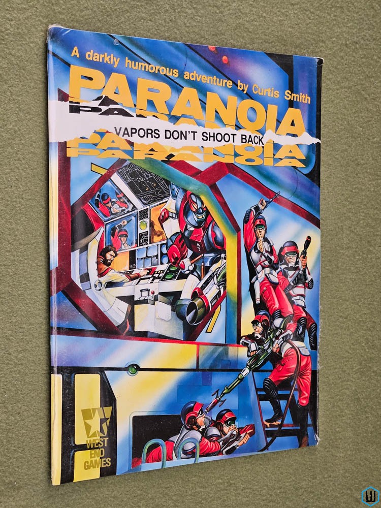 Vapors Don't Shoot Back (Paranoia RPG) SEALED West End Games WEG 80102